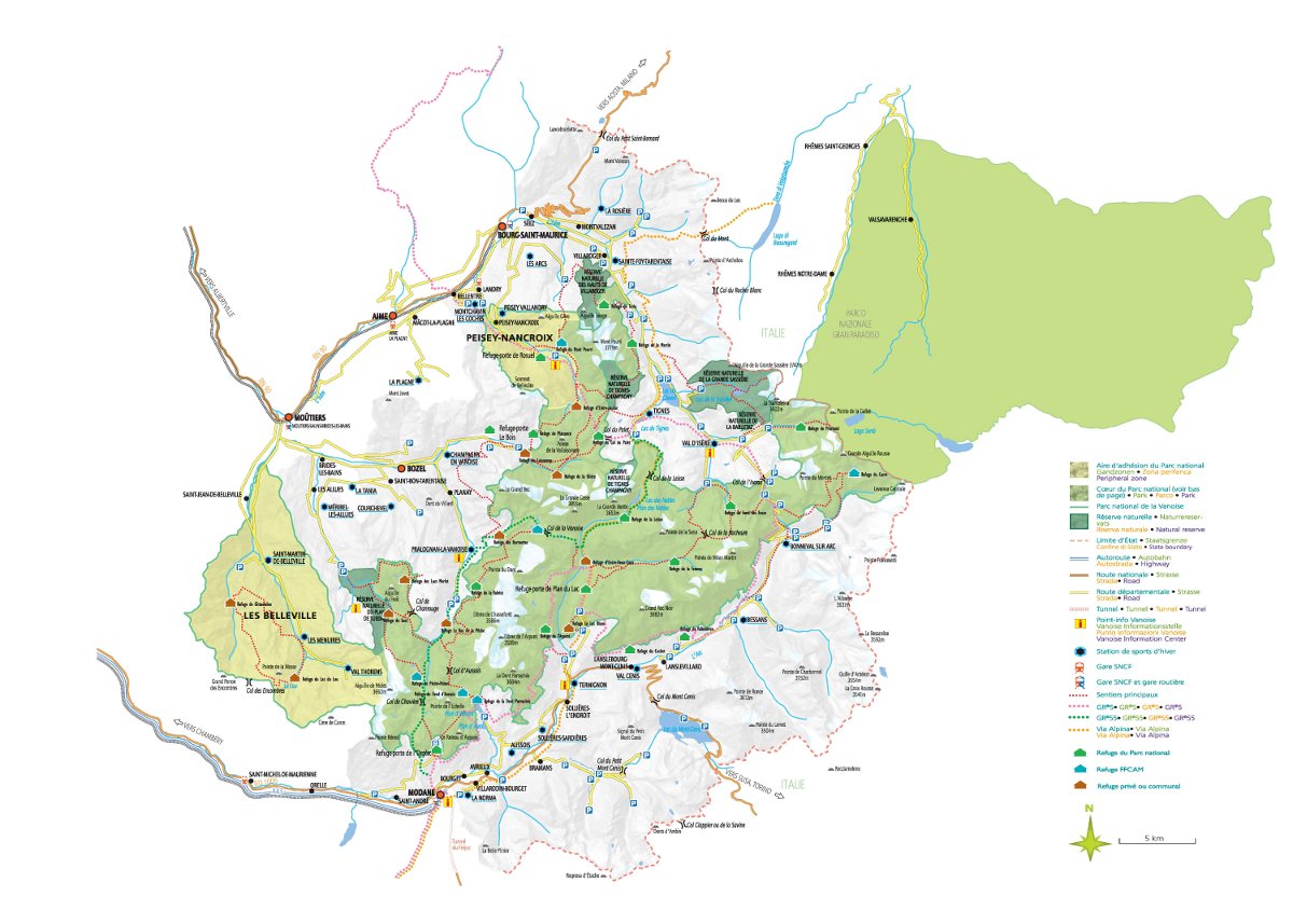 la vanoise carte de france