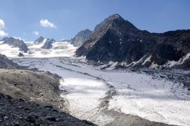 Le glacier de Gébroulaz en 2022 | © PNV - Karine Renaud