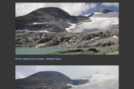 Le glacier de l'Arpont (1996 - 2016)