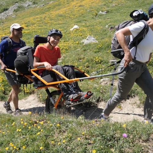 Joëlette en Vanoise