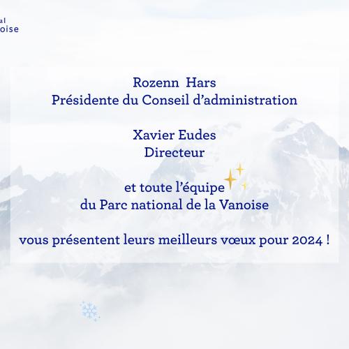 Carte voeux verso