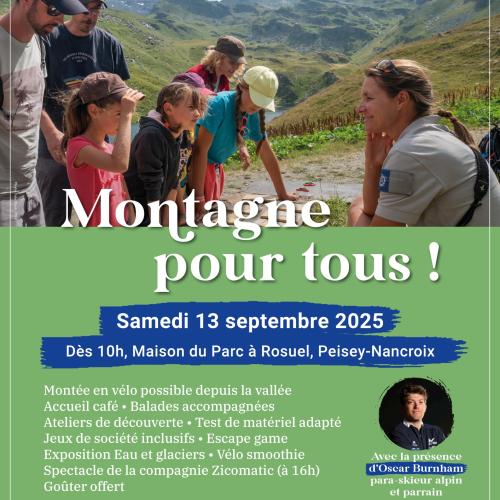 Affiche montagne pour tous