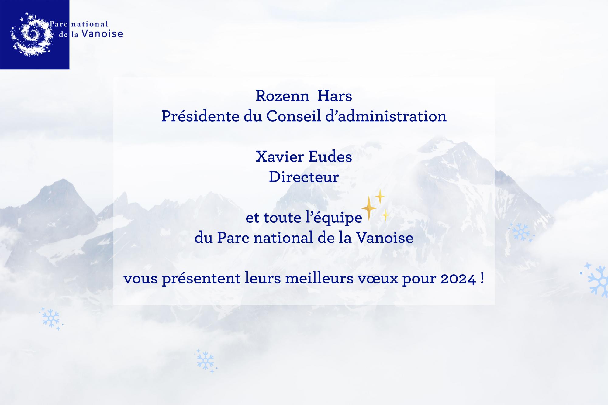 Carte de vœux verso