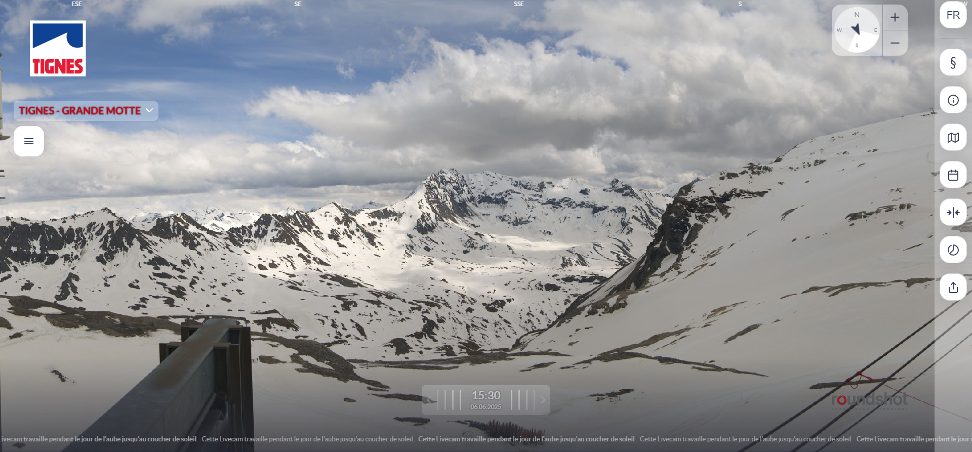 Webcam de Tignes 