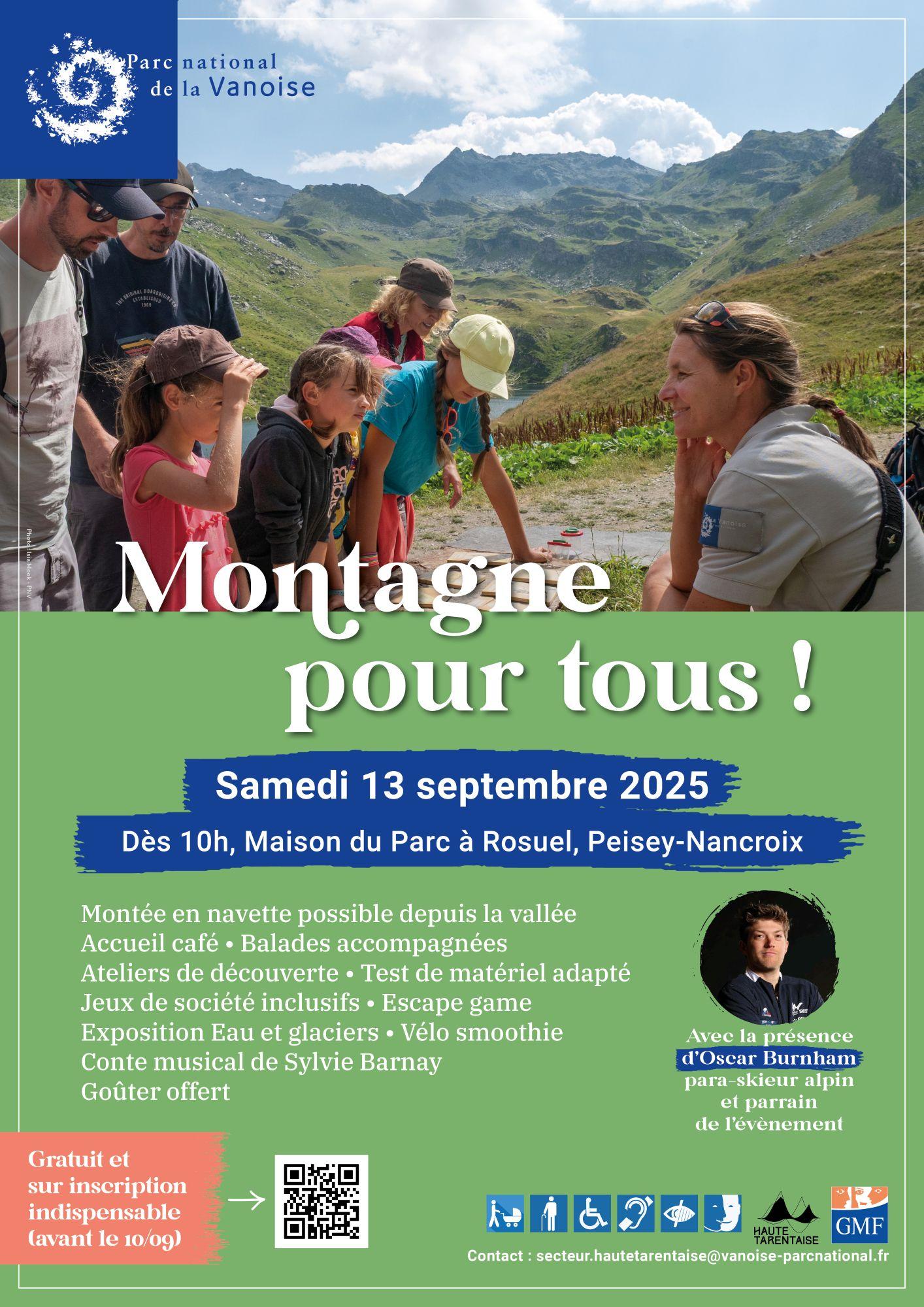 Affiche montagne pour tous