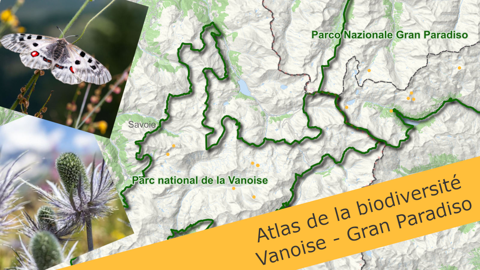Carte illustrative Vanoise Gran Paradiso