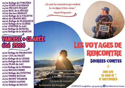 Soirée - contes - Refuge du Grand Bec - Soirée - contes - Refuge du Grand Bec
