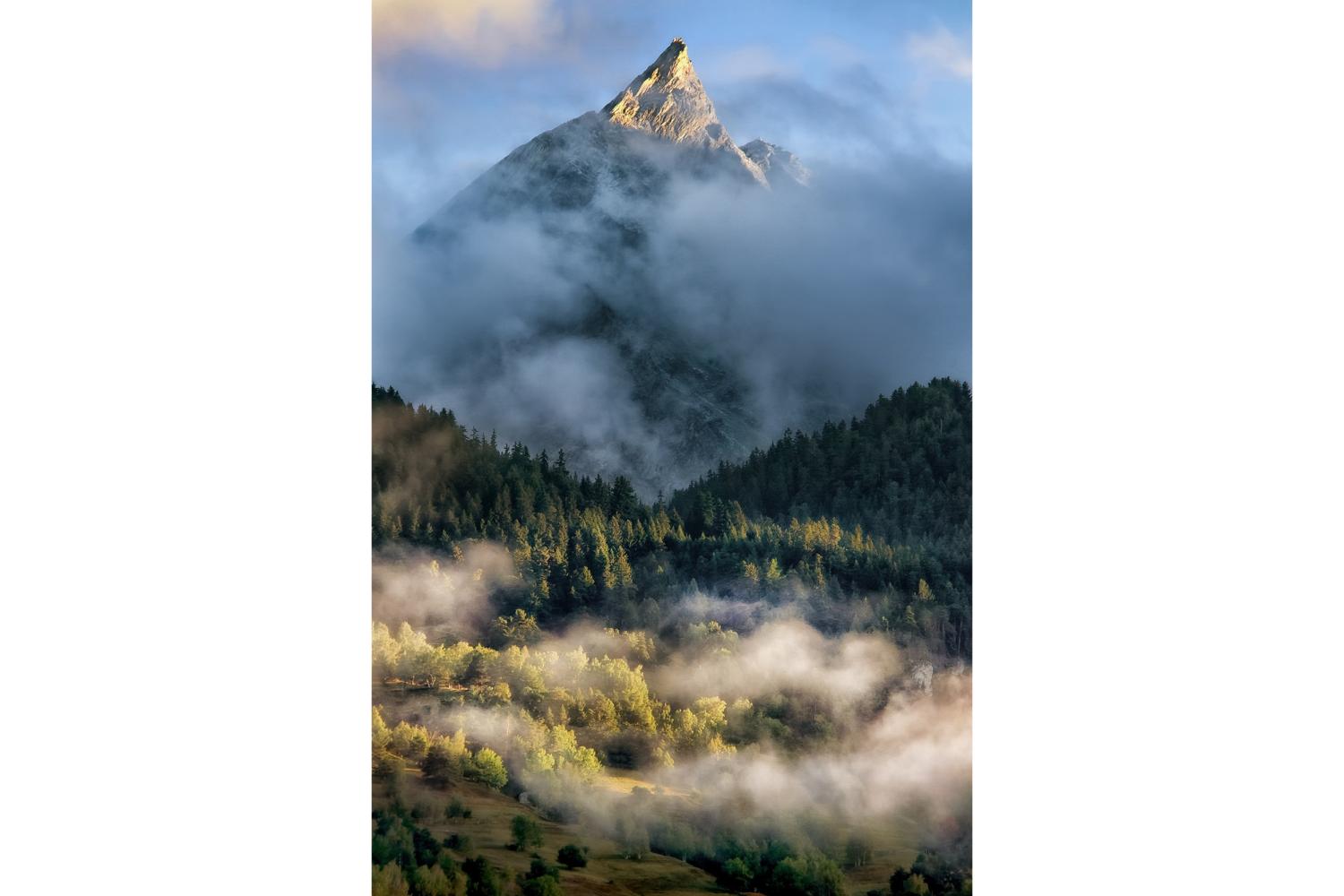 « L'Aiguille Doran dans la brume » - Jean-Luc Viart