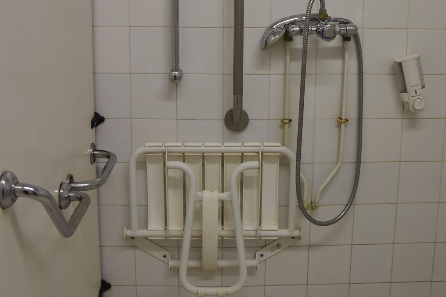 Douche accessible