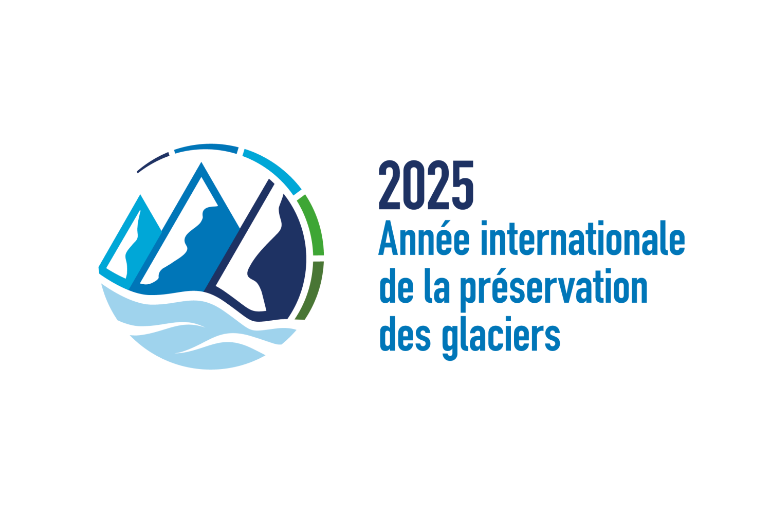 Logo année internationale des glaciers