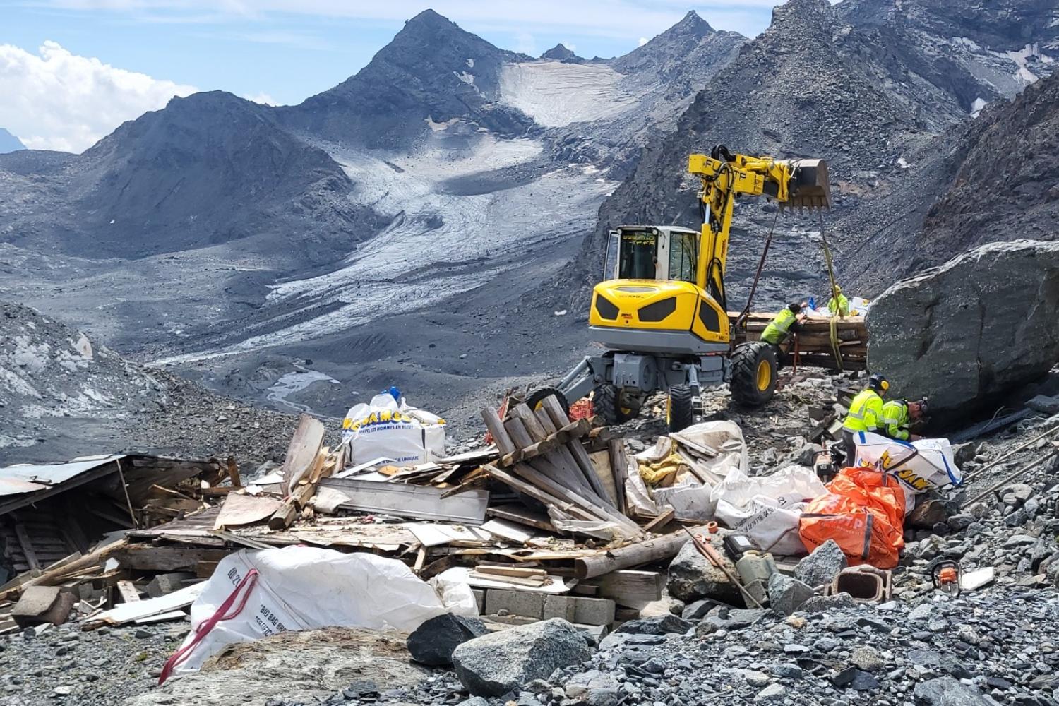 Travaux d'évacuation chalet Thorens - S Brégeon - PNV