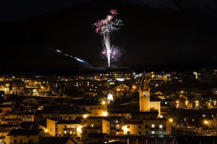 Festi'ski du jeudi à Aussois - Feu d'artifice