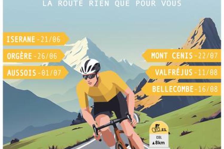 HMV Cyclo Challenge - Mont&eacute;e de L'Iserane_Bonneval-sur-Arc - Affiche 2026