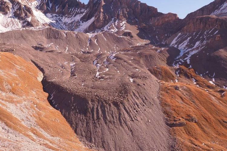 glaciers rocheux  de la Fournache - parc national de la Vanoise Aussois